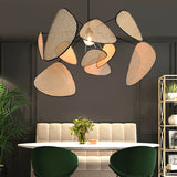 Load image into Gallery viewer, Retro Rattan Chandelier Handmade Pendant Lampshade