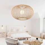 Load image into Gallery viewer, Modern Rattan pendant lights Wicker Hanging Lamp shade