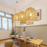 Load image into Gallery viewer, Handmade Basket Rattan Pendant Light Shades For Living Room