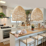 Load image into Gallery viewer, Handmade Basket Rattan Pendant Light Shades For Living Room