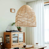 Load image into Gallery viewer, Handmade Basket Rattan Pendant Light Shades For Living Room