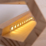 Load image into Gallery viewer, Wood Pentagonal Led Table Lamp With USB