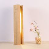 Load image into Gallery viewer, Wood Pentagonal Led Table Lamp With USB