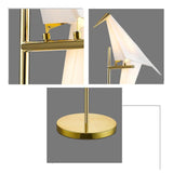 Load image into Gallery viewer, Bird Desk Lamp Gold Metal Table Light