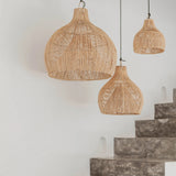 Load image into Gallery viewer, Boho Wicker Pendant Lighting Rattan Lampshade