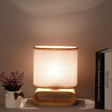 Load image into Gallery viewer, Creative Solid Wood Small Tank Table Lamp