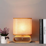 Load image into Gallery viewer, Creative Solid Wood Small Tank Table Lamp