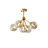 Load image into Gallery viewer, Bubble Pendant Light Modern Brass Chandelier Metal Ceiling Light Fixture