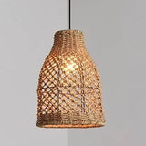 Load image into Gallery viewer, Natural Rattan Pastoral Style Pendant Light