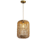 Load image into Gallery viewer, Natural Rattan Pastoral Style Pendant Light