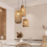 Load image into Gallery viewer, Natural Rattan Pastoral Style Pendant Light