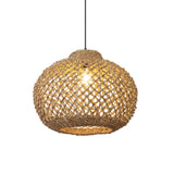 Load image into Gallery viewer, Natural Rattan Pastoral Style Pendant Light