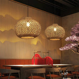 Load image into Gallery viewer, Natural Rattan Pastoral Style Pendant Light