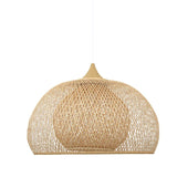 Load image into Gallery viewer, Bamboo Drum Hanging Ceiling Lights Woven Chandelier Lamp Shades