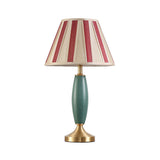 Load image into Gallery viewer, Brass Table Lamp Ceramic Desk Lampshade Retro Floor Lamp