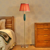 Load image into Gallery viewer, Brass Table Lamp Ceramic Desk Lampshade Retro Floor Lamp